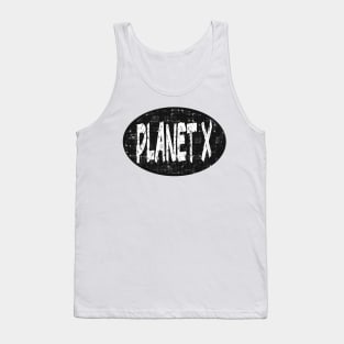 Planet X Spaceman Logo Science Fiction Sci fi Tank Top